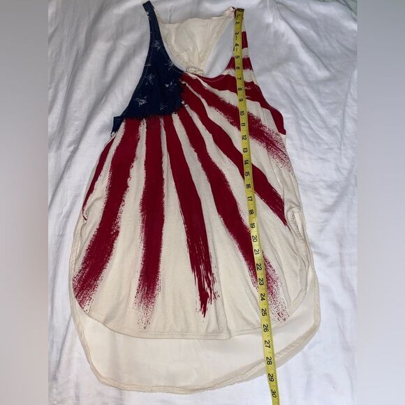 Others Follow patriotic sheer razor back tank top by Anthropologie size S - Picture 8 of 10